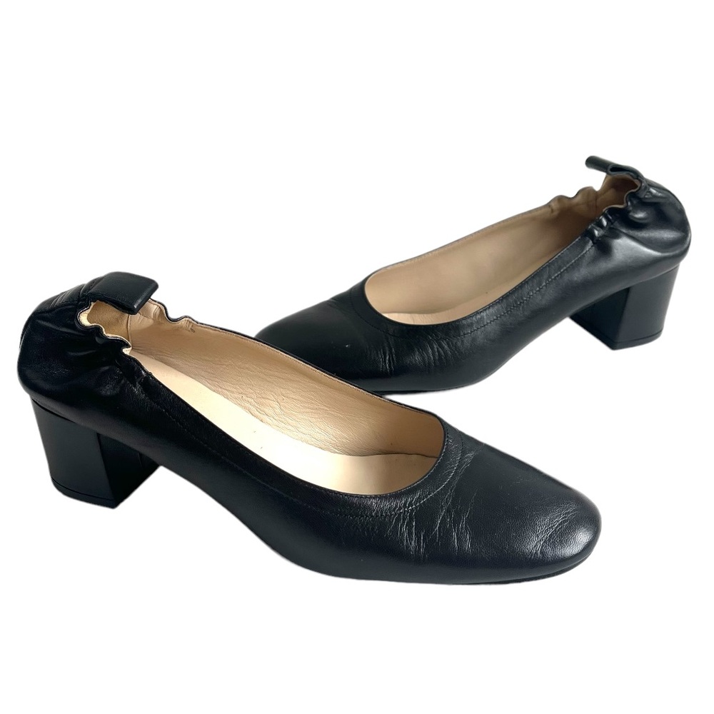 Everlane Black The Italian Leather Day Heel